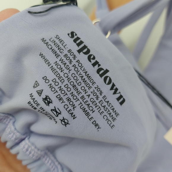 Superdown purple String Bikini - Picture 8 of 9